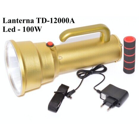 LANTERNA LED 100W PROFESIONALA , TD-12000A